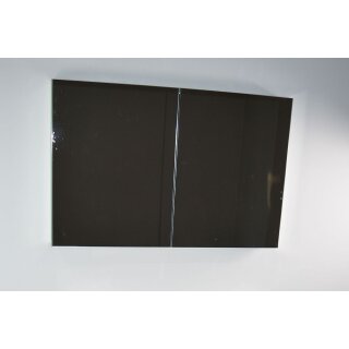 Spiegelschrank Aluminium 100 x 66 cm