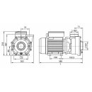 Whirlpoolpumpe LP200, Jet-Pumpe 1500 Watt