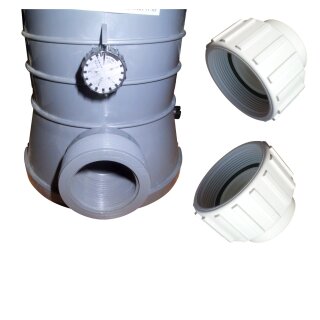 Chlor-Dosierschleuse 4 kg mit 50 mm PVC-Klebemuffen