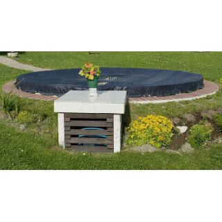 Abdeckplane mit Spannschloss für Rundbecken Ø 4,0m