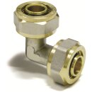 26 x 3 mm - 90° Winkel Klemmringverschraubung DVGW