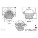 Skimmerkorb Ø 160 mm – Ersatz-Siebkorb für Poolskimmer