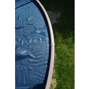 Solarnoppenfolie 8,0 x 4,0 m Oval 200mic blau-schwarz