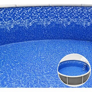 Poolfolie Rund 4,0 x 0,90m Glimmerglass / 0,32 mm