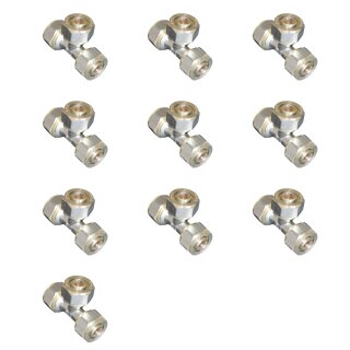 Spar-Pack Verbundrohr Schraubfitting 16x2 mm - T-Stück DVGW (10 Stück)