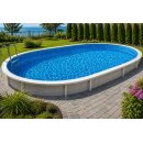 Poolfolie Oval 6,40 x 3,70 x 1,20m Glimmerglass / 0,5mm