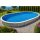 Poolfolie Oval 8,0 x 4,0 x 1,20m Glimmerglass / 0,5mm