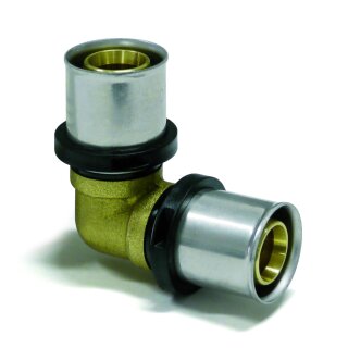 26 x 3 mm 90° Winkel Pressfitting DVGW