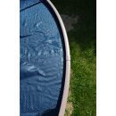 Solarnoppenfolie 5,25 x 3,20m oval 200mic blau-schwarz