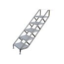 Pooltreppe Edelstahl 5 Stufig für Pools bis 150cm