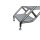 Pooltreppe Edelstahl 5 Stufig für Pools bis 150cm