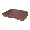 Whirlpool Thermo-Cover braun 160 x 160 cm