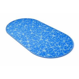 Poolfolie Oval 5,50 x 3,70 x 1,20m Kristallblau classic / 0,32mm