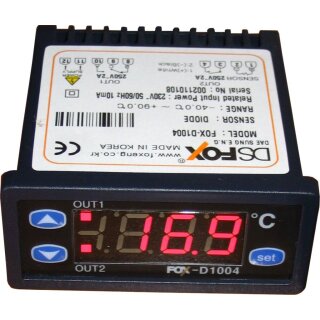 FOX Temperaturregler D1004 24V DC
