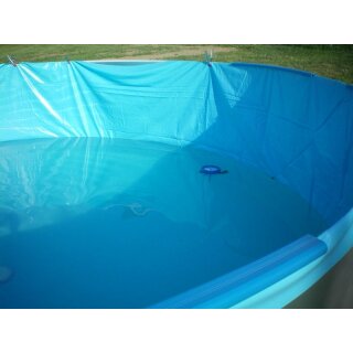 Poolfolie Rund 6,0 x 1,50m blau / 0,5mm