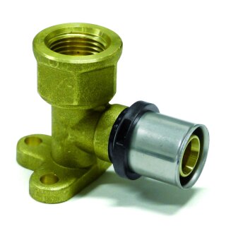 16 x 2 mm Wandwinkel 1/2" Pressfitting DVGW