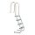 Pool Treppenleiter MUS aus Edelstahl V2A – 4 Stufen